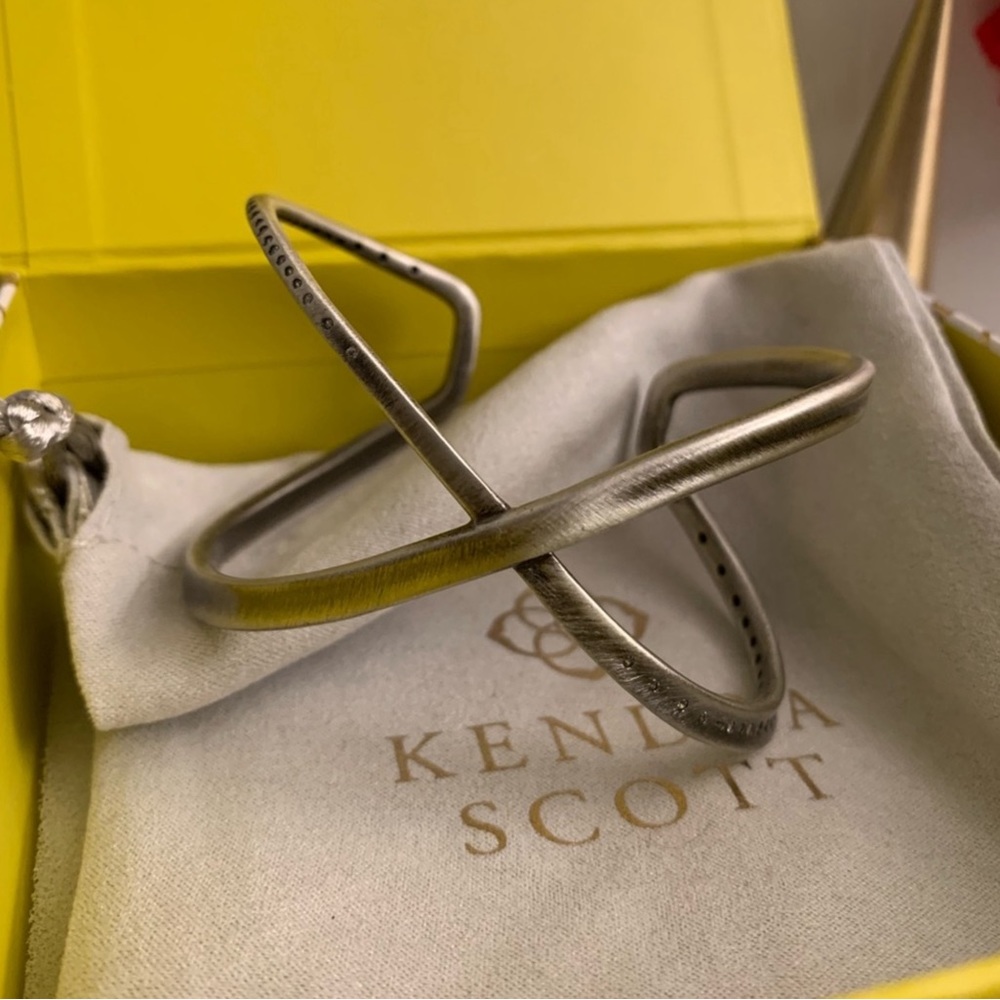 Kendra Scott Stella Bracelet Antique Silver Cuff Antique Silver View 3